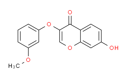 CAS No. 137988-00-2, 7-Hydroxy-3-(3-methoxyphenoxy)-4H-chromen-4-one