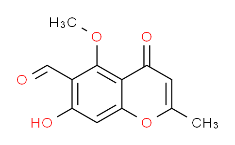 CAS No. 7338-51-4, 7-Hydroxy-5-methoxy-2-methyl-4-oxo-4H-chromene-6-carbaldehyde