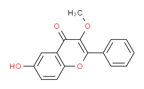 CAS No. 140439-35-6, 6-Hydroxy-3-methoxy-2-phenyl-4H-chromen-4-one