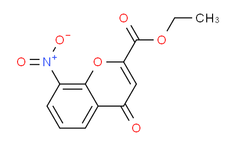 CAS No. 110683-75-5, Ethyl 8-nitro-4-oxo-4H-chromene-2-carboxylate
