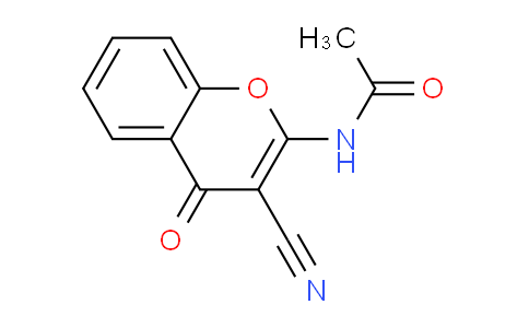 CAS No. 142791-61-5, N-(3-Cyano-4-oxo-4H-chromen-2-yl)acetamide
