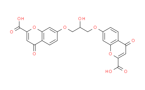 MC755632 | 16139-47-2 | 7,7'-((2-Hydroxypropane-1,3-diyl)bis(oxy))bis(4-oxo-4H-chromene-2-carboxylic acid)