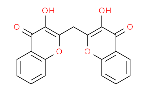 CAS No. 88470-03-5, 2,2'-Methylenebis(3-hydroxy-4H-chromen-4-one)