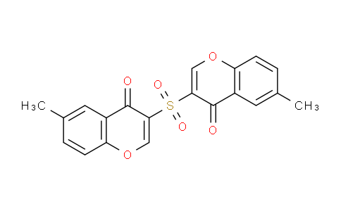 CAS No. 90600-67-2, 3,3'-Sulfonylbis(6-methyl-4H-chromen-4-one)