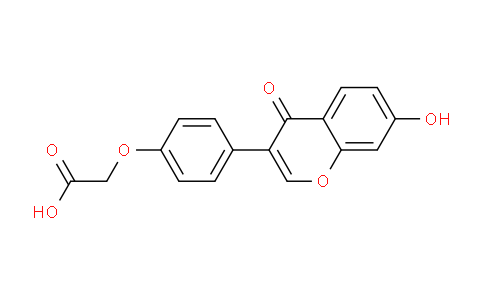 CAS No. 188990-70-7, 2-(4-(7-Hydroxy-4-oxo-4H-chromen-3-yl)phenoxy)acetic acid