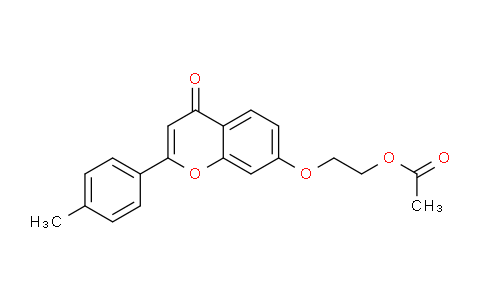CAS No. 78298-71-2, 2-((4-Oxo-2-(p-tolyl)-4H-chromen-7-yl)oxy)ethyl acetate