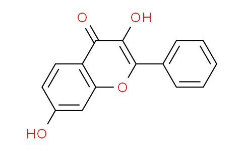 CAS No. 492-00-2, 3,7-Dihydroxy-2-phenyl-4H-chromen-4-one