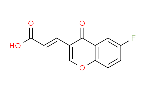 CAS No. 64481-25-0, (E)-3-(6-Fluoro-4-oxo-4H-chromen-3-yl)acrylic acid