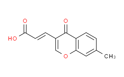 CAS No. 382636-47-7, (E)-3-(7-Methyl-4-oxo-4H-chromen-3-yl)acrylic acid