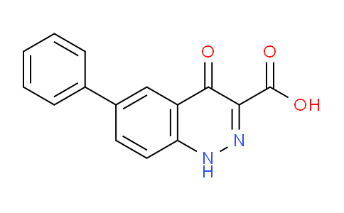 CAS No. 36991-46-5, 4-oxo-6-phenyl-1,4-dihydrocinnoline-3-carboxylic acid