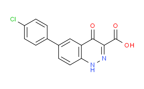 CAS No. 36991-86-3, 6-(4-chlorophenyl)-4-oxo-1,4-dihydrocinnoline-3-carboxylic acid