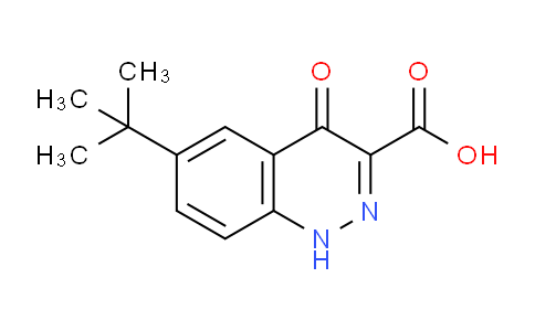 CAS No. 36991-58-9, 6-(tert-butyl)-4-oxo-1,4-dihydrocinnoline-3-carboxylic acid