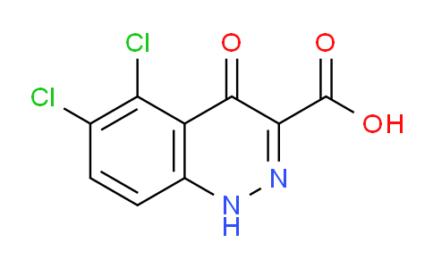 CAS No. 90415-32-0, 5,6-dichloro-4-oxo-1,4-dihydrocinnoline-3-carboxylic acid