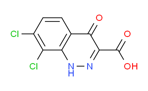CAS No. 90415-35-3, 7,8-dichloro-4-oxo-1,4-dihydrocinnoline-3-carboxylic acid