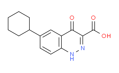 CAS No. 36991-53-4, 6-cyclohexyl-4-oxo-1,4-dihydrocinnoline-3-carboxylic acid