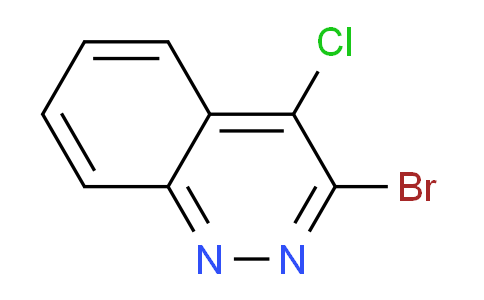 CAS No. 80334-78-7, 3-Bromo-4-chlorocinnoline