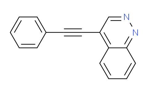 CAS No. 18592-06-8, 4-(Phenylethynyl)cinnoline
