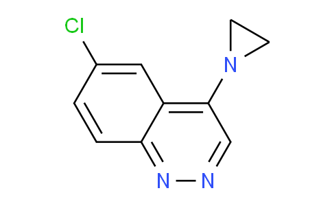 CAS No. 68211-04-1, 4-(Aziridin-1-yl)-6-chlorocinnoline