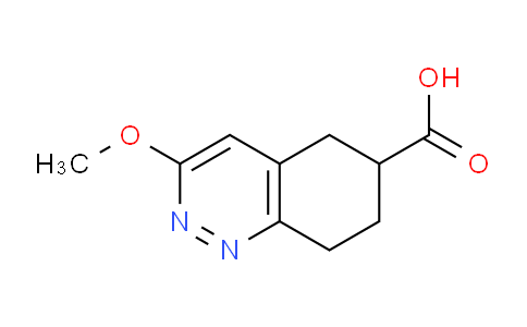 CAS No. 1955530-68-3, 3-methoxy-5,6,7,8-tetrahydrocinnoline-6-carboxylic acid
