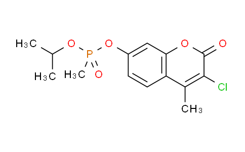 CAS No. 875577-95-0, 3-chloro-4-methyl-2-oxo-2H-chromen-7-yl isopropyl methylphosphonate