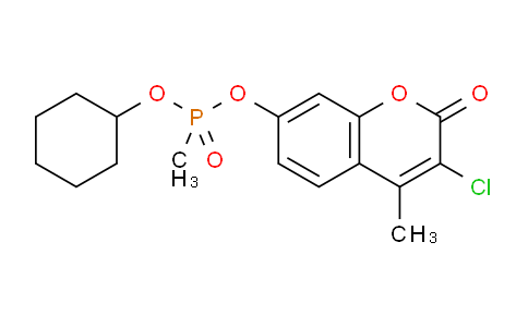 CAS No. 875578-01-1, 3-chloro-4-methyl-2-oxo-2H-chromen-7-yl cyclohexyl methylphosphonate