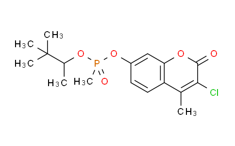 CAS No. 875577-99-4, 3-chloro-4-methyl-2-oxo-2H-chromen-7-yl (3,3-dimethylbutan-2-yl) methylphosphonate