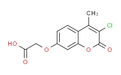 CAS No. 176446-74-5, 2-((3-chloro-4-methyl-2-oxo-2H-chromen-7-yl)oxy)acetic acid