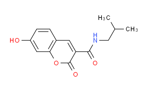 CAS No. 91153-72-9, 7-Hydroxy-N-isobutyl-2-oxo-2H-chromene-3-carboxamide
