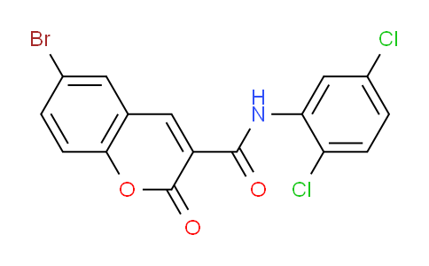 CAS No. 128171-57-3, 6-Bromo-N-(2,5-dichlorophenyl)-2-oxo-2H-chromene-3-carboxamide