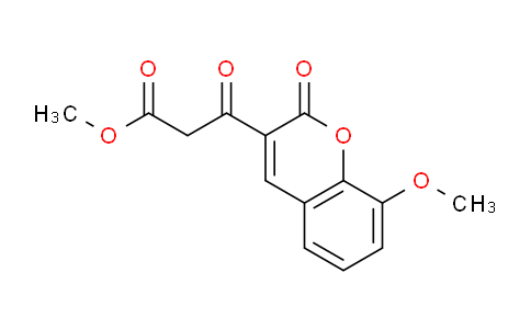 CAS No. 834884-96-7, Methyl 3-(8-methoxy-2-oxo-2H-chromen-3-yl)-3-oxopropanoate