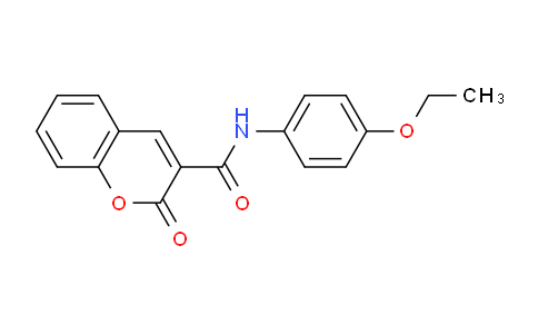 CAS No. 4527-55-3, N-(4-Ethoxyphenyl)-2-oxo-2H-chromene-3-carboxamide