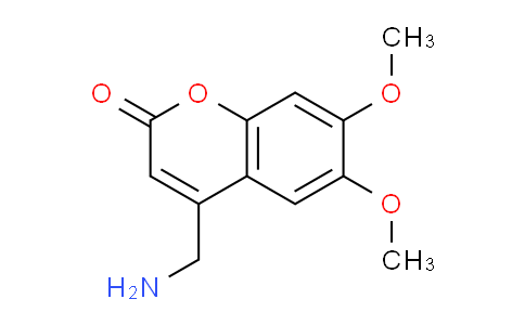 CAS No. 123891-64-5, 4-(Aminomethyl)-6,7-dimethoxy-2H-chromen-2-one