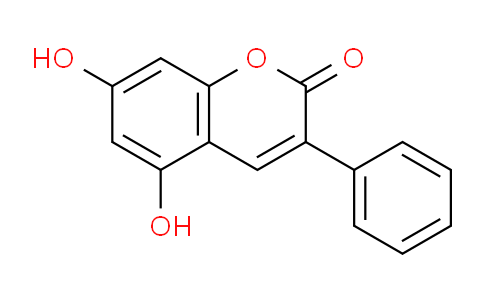 CAS No. 6468-93-5, 5,7-Dihydroxy-3-phenyl-2H-chromen-2-one