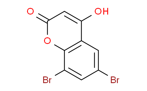 CAS No. 288399-84-8, 6,8-Dibromo-4-hydroxy-2H-chromen-2-one