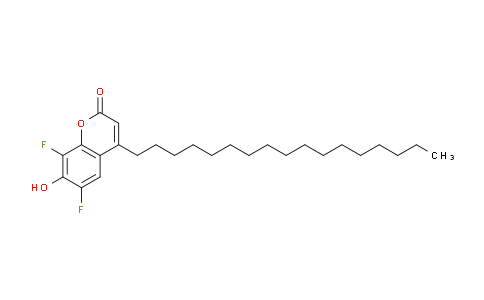 CAS No. 215868-47-6, 6,8-Difluoro-4-heptadecyl-7-hydroxy-2H-chromen-2-one