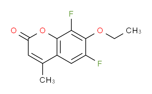CAS No. 215868-24-9, 7-Ethoxy-6,8-difluoro-4-methyl-2H-chromen-2-one