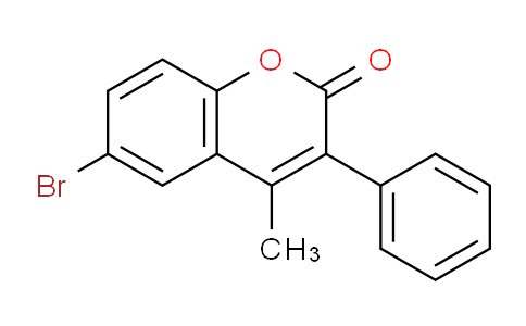 CAS No. 92796-40-2, 6-Bromo-4-methyl-3-phenyl-2H-chromen-2-one