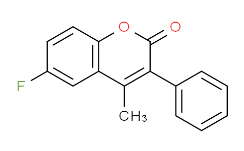 CAS No. 288399-91-7, 6-Fluoro-4-methyl-3-phenyl-2H-chromen-2-one
