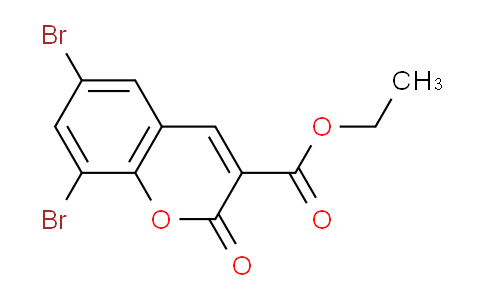 CAS No. 2199-89-5, Ethyl 6,8-dibromo-2-oxo-2H-chromene-3-carboxylate