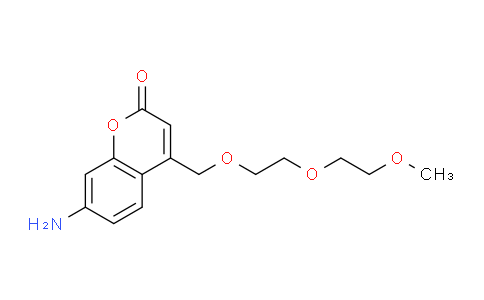 CAS No. 146773-33-3, 7-Amino-4-((2-(2-methoxyethoxy)ethoxy)methyl)-2H-chromen-2-one