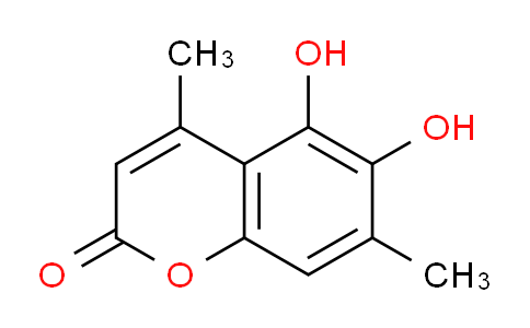CAS No. 103989-73-7, 5,6-Dihydroxy-4,7-dimethyl-2H-chromen-2-one