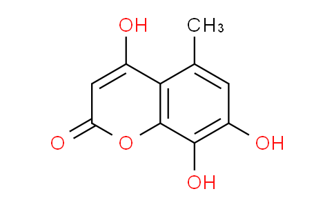 CAS No. 63542-39-2, 4,7,8-Trihydroxy-5-methyl-2H-chromen-2-one
