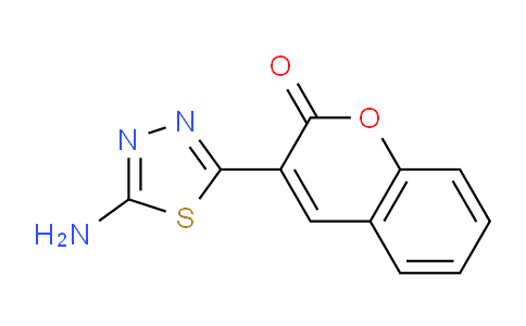 CAS No. 156177-02-5, 3-(5-Amino-1,3,4-thiadiazol-2-yl)-2H-chromen-2-one
