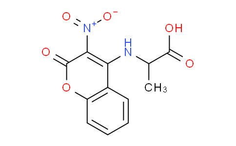 CAS No. 1008965-73-8, 2-((3-Nitro-2-oxo-2H-chromen-4-yl)amino)propanoic acid