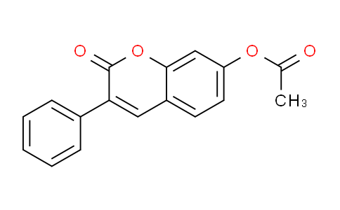 CAS No. 6296-55-5, 2-Oxo-3-phenyl-2H-chromen-7-yl acetate