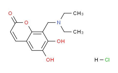 CAS No. 92246-48-5, 8-((Diethylamino)methyl)-6,7-dihydroxy-2H-chromen-2-one hydrochloride