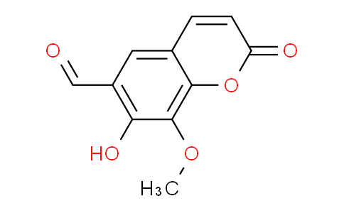 CAS No. 82334-23-4, 7-Hydroxy-8-methoxy-2-oxo-2H-chromene-6-carbaldehyde