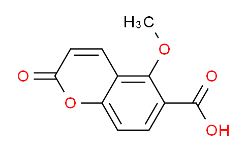 CAS No. 65043-07-4, 5-Methoxy-2-oxo-2H-chromene-6-carboxylic acid