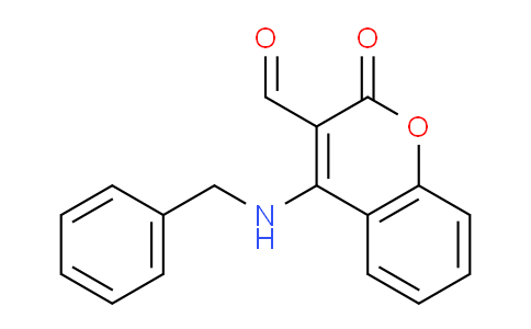 CAS No. 111222-25-4, 4-(Benzylamino)-2-oxo-2H-chromene-3-carbaldehyde