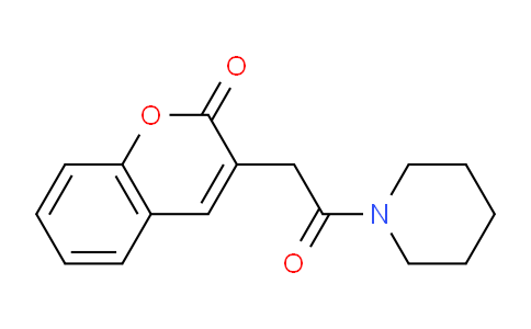 CAS No. 18144-53-1, 3-(2-Oxo-2-(piperidin-1-yl)ethyl)-2H-chromen-2-one